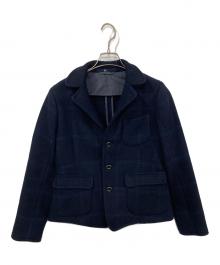 45R（フォーティファイブ・アール）の古着「FOX BROTHERS UNWASHED MELTON JACKET」｜ネイビー