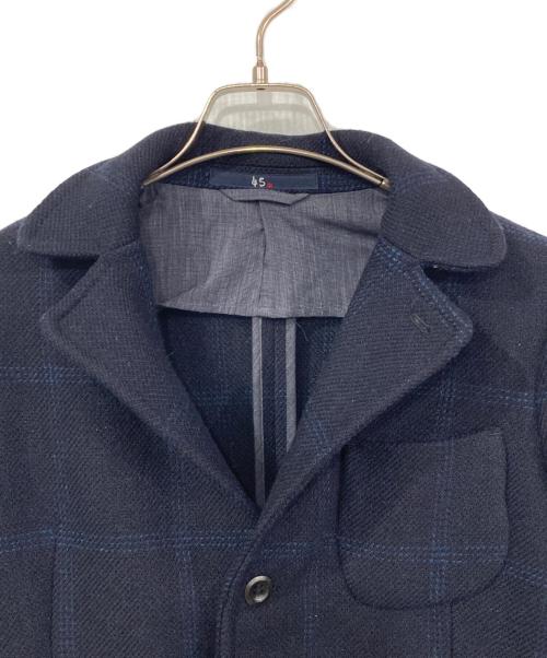 45R（フォーティファイブ・アール）45R (フォーティファイブ・アール) FOX BROTHERS UNWASHED MELTON JACKET ネイビー サイズ:2の古着・服飾アイテム