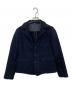 45R（フォーティファイブ・アール）の古着「FOX BROTHERS UNWASHED MELTON JACKET」｜ネイビー