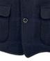 中古・古着 45R (フォーティファイブ・アール) FOX BROTHERS UNWASHED MELTON JACKET ネイビー サイズ:2：10000円