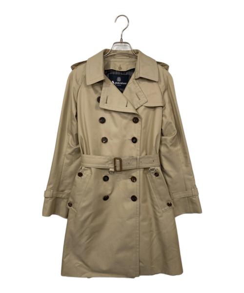 Aquascutum（アクアスキュータム）Aquascutum (アクアスキュータム) ライナー付トレンチコート ベージュ サイズ:6の古着・服飾アイテム