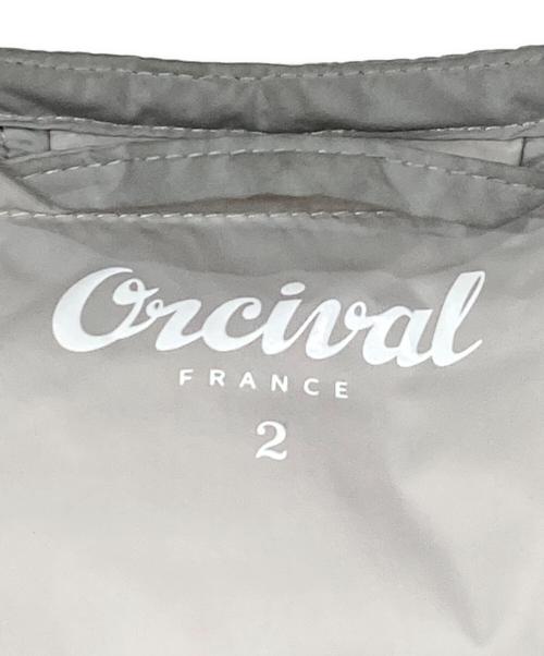 ORCIVAL（オーシバル）ORCIVAL (オーシバル) カラーレス キルティング ダウンコート グレー サイズ:SIZE 2の古着・服飾アイテム