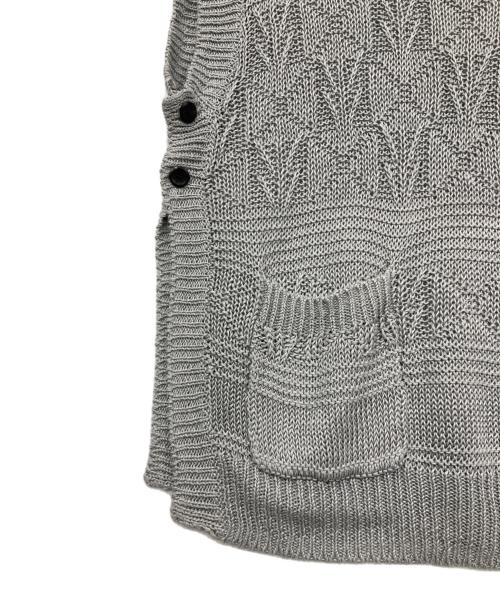 TARO HORIUCHI（タロウホリウチ）TARO HORIUCHI (タロウホリウチ) Linen fisherman Vest グレー サイズ:2の古着・服飾アイテム