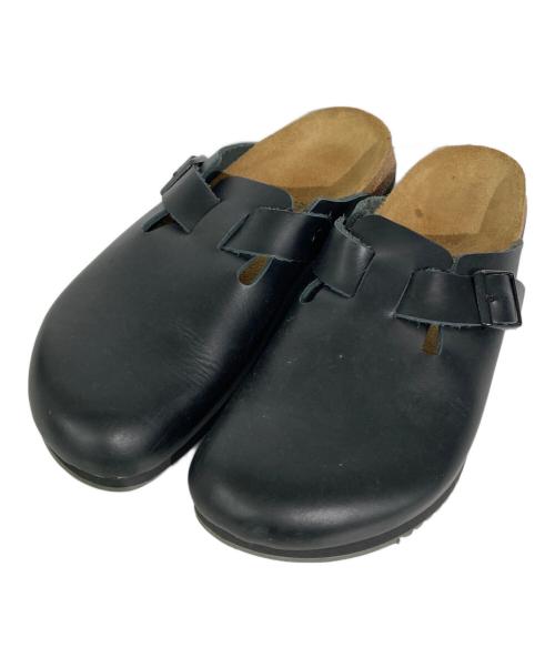 BIRKENSTOCK（ビルケンシュトック）BIRKENSTOCK (ビルケンシュトック) BOSTON NATURAL LEATHER ブラック サイズ:44の古着・服飾アイテム