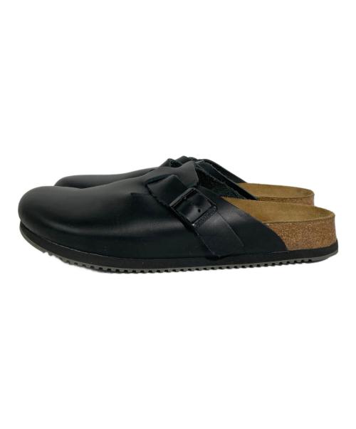 BIRKENSTOCK（ビルケンシュトック）BIRKENSTOCK (ビルケンシュトック) BOSTON NATURAL LEATHER ブラック サイズ:44の古着・服飾アイテム