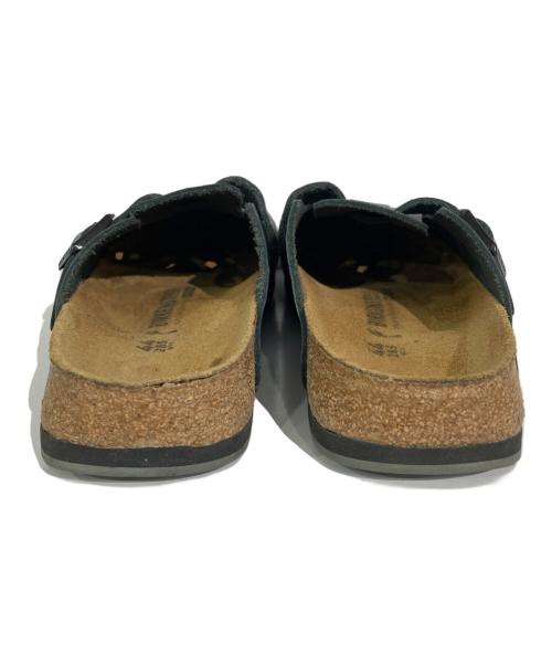 BIRKENSTOCK（ビルケンシュトック）BIRKENSTOCK (ビルケンシュトック) BOSTON NATURAL LEATHER ブラック サイズ:44の古着・服飾アイテム