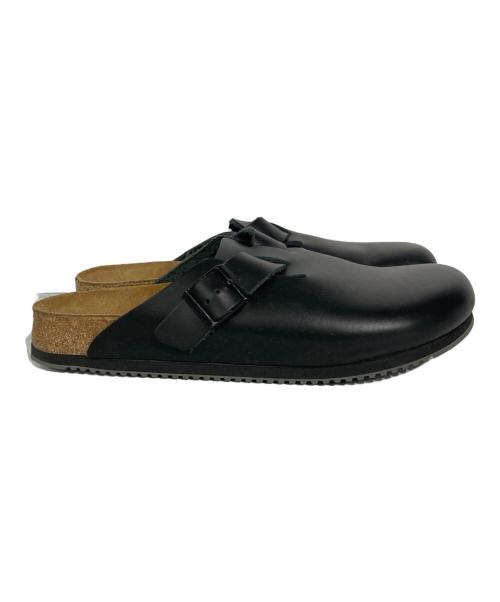 BIRKENSTOCK（ビルケンシュトック）BIRKENSTOCK (ビルケンシュトック) BOSTON NATURAL LEATHER ブラック サイズ:44の古着・服飾アイテム
