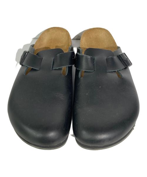 BIRKENSTOCK（ビルケンシュトック）BIRKENSTOCK (ビルケンシュトック) BOSTON NATURAL LEATHER ブラック サイズ:44の古着・服飾アイテム