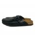 BIRKENSTOCK (ビルケンシュトック) BOSTON NATURAL LEATHER ブラック サイズ:44：8000円