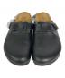 中古・古着 BIRKENSTOCK (ビルケンシュトック) BOSTON NATURAL LEATHER ブラック サイズ:44：8000円
