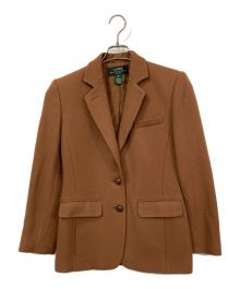 LAUREN RALPH LAUREN（ローレン ラルフ ローレン）の古着「ウールカシミヤ2Bジャケット」｜ブラウン