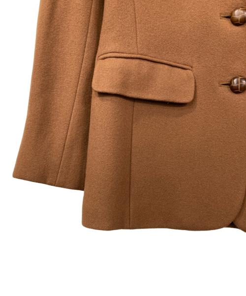 LAUREN RALPH LAUREN（ローレン ラルフ ローレン）LAUREN RALPH LAUREN (ローレン ラルフ ローレン) ウールカシミヤ2Bジャケット ブラウン サイズ:2Pの古着・服飾アイテム