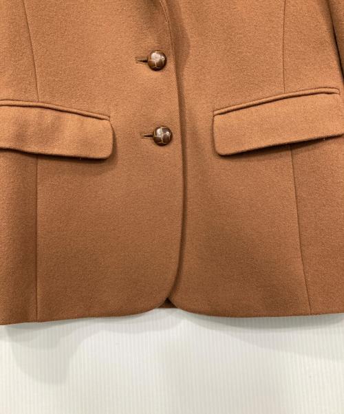 LAUREN RALPH LAUREN（ローレン ラルフ ローレン）LAUREN RALPH LAUREN (ローレン ラルフ ローレン) ウールカシミヤ2Bジャケット ブラウン サイズ:2Pの古着・服飾アイテム