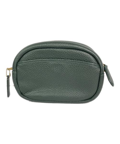 COACH（コーチ）COACH (コーチ) ターンロックカメラバッグ グリーンの古着・服飾アイテム