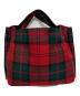 COMME des GARCONS COMME des GARCONS（コムデギャルソン コムデギャルソン）の古着「タータンチェック柄バッグ」｜レッド