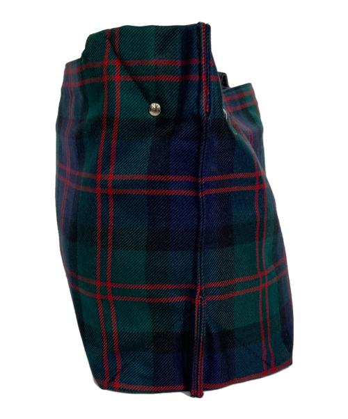 COMME des GARCONS COMME des GARCONS（コムデギャルソン コムデギャルソン）COMME des GARCONS COMME des GARCONS (コムデギャルソン コムデギャルソン) タータンチェック柄バッグ グリーンの古着・服飾アイテム