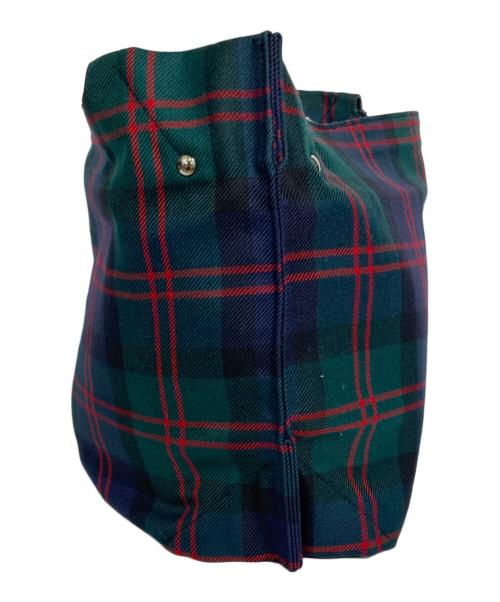 COMME des GARCONS COMME des GARCONS（コムデギャルソン コムデギャルソン）COMME des GARCONS COMME des GARCONS (コムデギャルソン コムデギャルソン) タータンチェック柄バッグ グリーンの古着・服飾アイテム