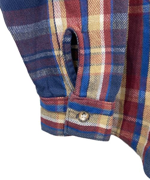 FIVE BROTHER（ファイブブラザー）FIVE BROTHER (ファイブブラザー) ヘビーネルシャツ ネイビー サイズ:Mの古着・服飾アイテム