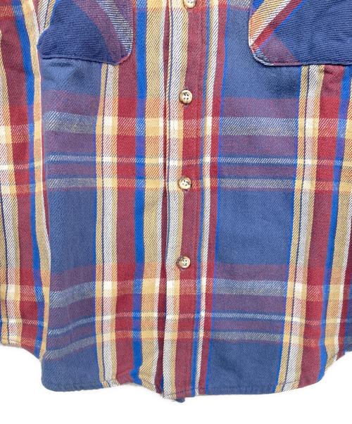 FIVE BROTHER（ファイブブラザー）FIVE BROTHER (ファイブブラザー) ヘビーネルシャツ ネイビー サイズ:Mの古着・服飾アイテム