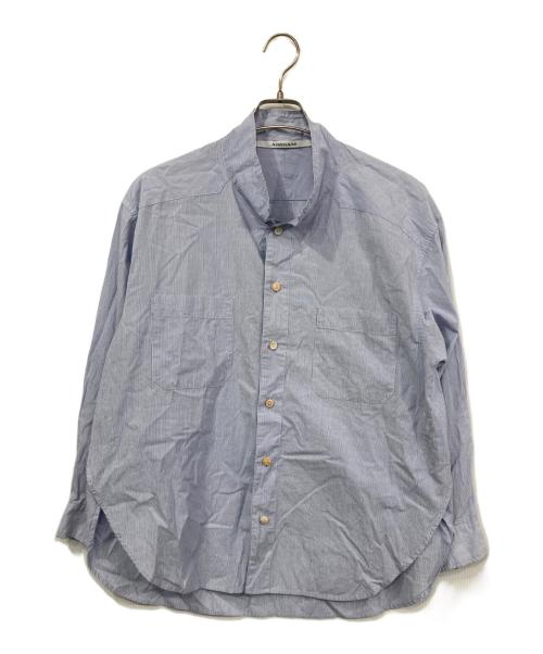 ANSNAM（アンスナム）ANSNAM (アンスナム) teleng ストライプシャツ ブルー サイズ:01の古着・服飾アイテム