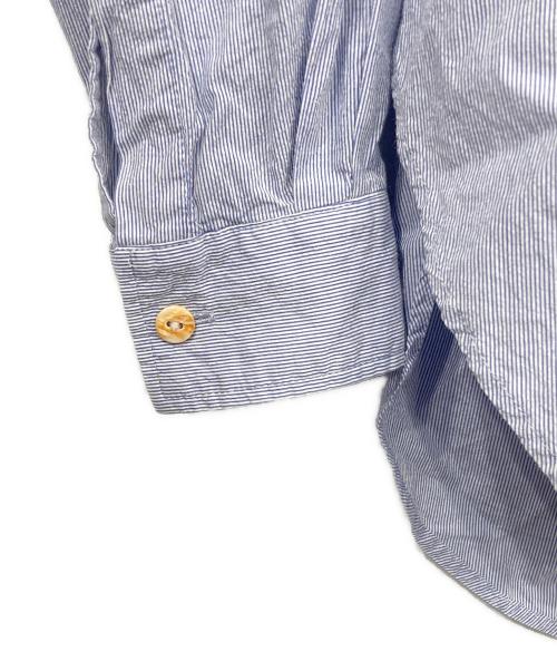 ANSNAM（アンスナム）ANSNAM (アンスナム) teleng ストライプシャツ ブルー サイズ:01の古着・服飾アイテム