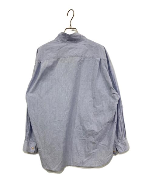 ANSNAM（アンスナム）ANSNAM (アンスナム) teleng ストライプシャツ ブルー サイズ:01の古着・服飾アイテム