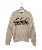 DISNEY×GUCCIディズニー×グッチ）の古着「ドナルドダックニット」｜アイボリー