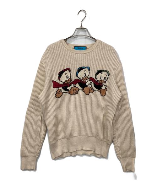 DISNEY（ディズニー）DISNEY (ディズニー) GUCCI (グッチ) ドナルドダックニット アイボリー サイズ:Sの古着・服飾アイテム
