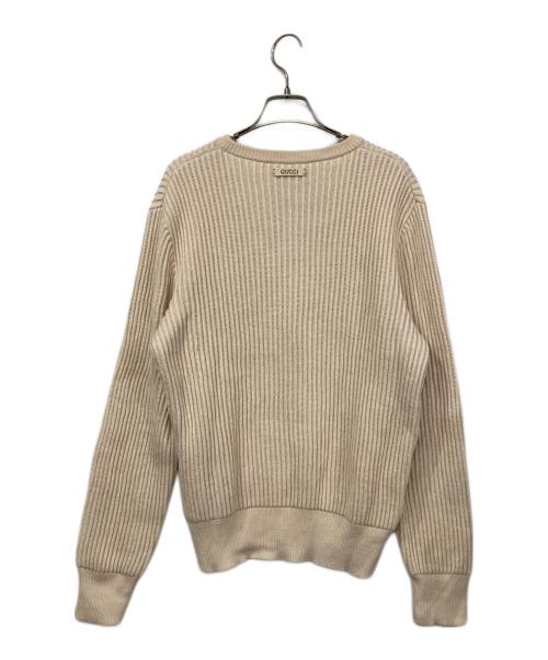DISNEY（ディズニー）DISNEY (ディズニー) GUCCI (グッチ) ドナルドダックニット アイボリー サイズ:Sの古着・服飾アイテム
