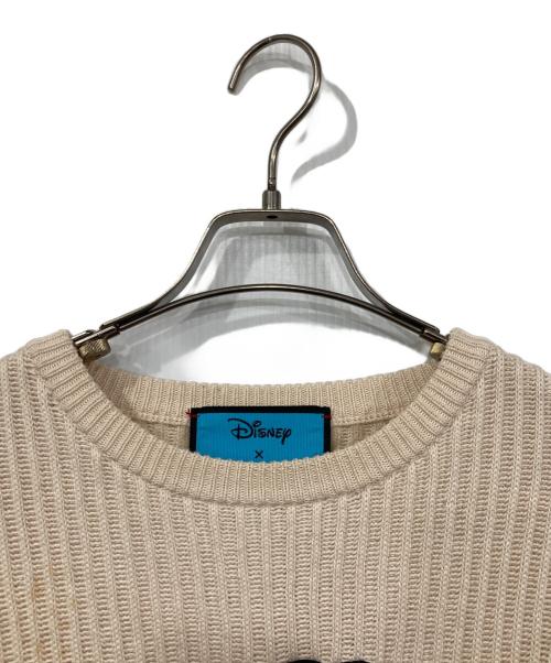 DISNEY（ディズニー）DISNEY (ディズニー) GUCCI (グッチ) ドナルドダックニット アイボリー サイズ:Sの古着・服飾アイテム