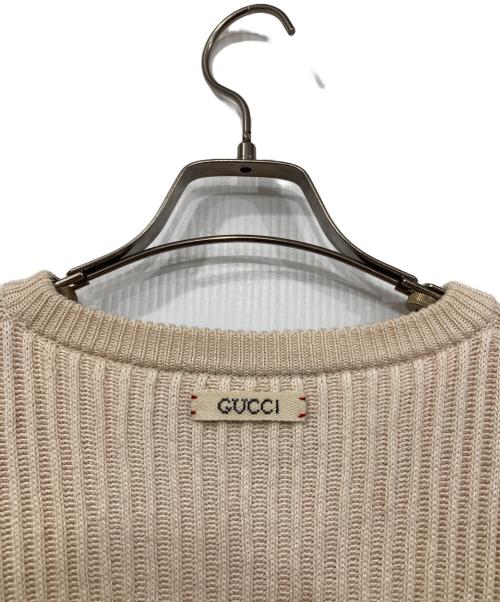 DISNEY（ディズニー）DISNEY (ディズニー) GUCCI (グッチ) ドナルドダックニット アイボリー サイズ:Sの古着・服飾アイテム