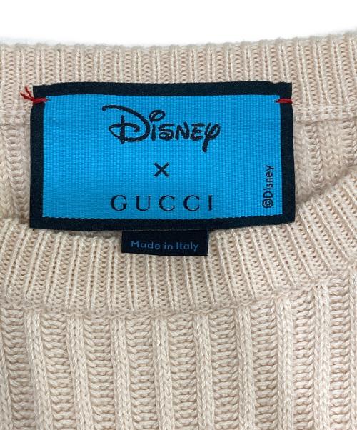 DISNEY（ディズニー）DISNEY (ディズニー) GUCCI (グッチ) ドナルドダックニット アイボリー サイズ:Sの古着・服飾アイテム