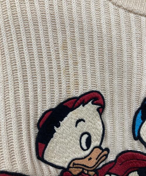 DISNEY（ディズニー）DISNEY (ディズニー) GUCCI (グッチ) ドナルドダックニット アイボリー サイズ:Sの古着・服飾アイテム
