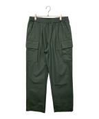 Graphpaperグラフペーパー）の古着「Wooly Cotton Easy Military Pants」｜オリーブ