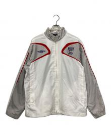 UMBRO（アンブロ）の古着「トラックジャケット」｜ホワイト×グレー