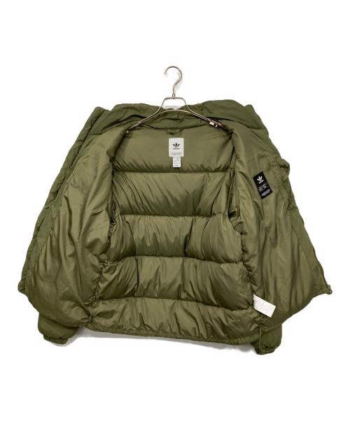 adidas（アディダス）adidas (アディダス) ダウンジャケット グリーン サイズ:Lの古着・服飾アイテム