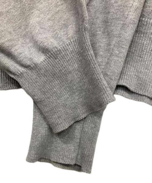 HELMUT LANG（ヘルムートラング）HELMUT LANG (ヘルムートラング) コットンクルーネックニット グレー サイズ:Sの古着・服飾アイテム