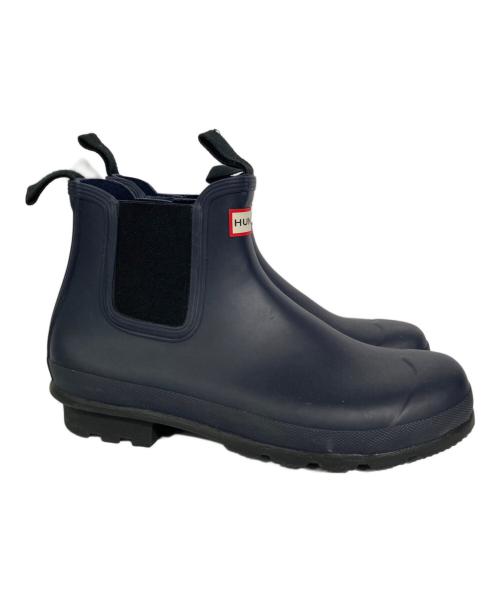 HUNTER（ハンター）HUNTER (ハンター) チェルシーブーツ ネイビー サイズ:UK10の古着・服飾アイテム