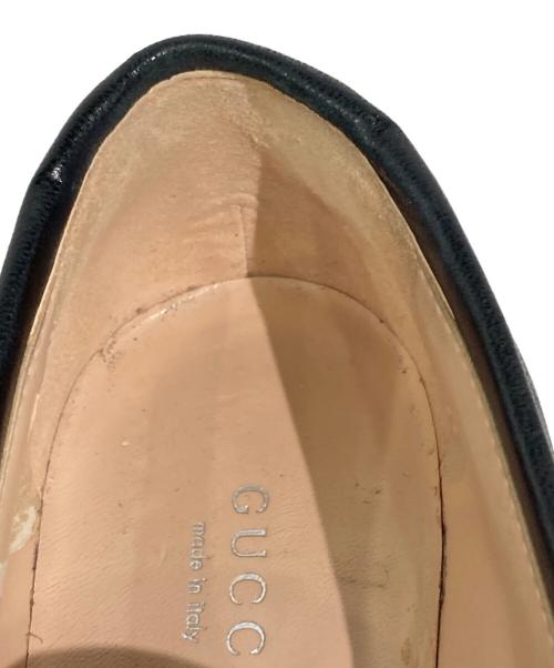 GUCCI（グッチ）GUCCI (グッチ) GG厚底ローファー ブラック サイズ:36 1/2の古着・服飾アイテム