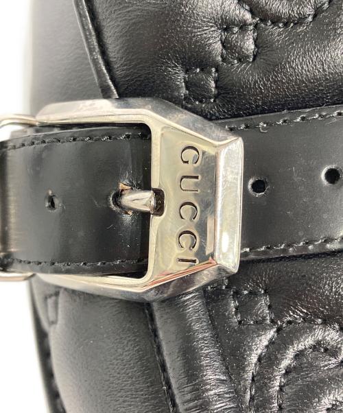 GUCCI（グッチ）GUCCI (グッチ) GG厚底ローファー ブラック サイズ:36 1/2の古着・服飾アイテム