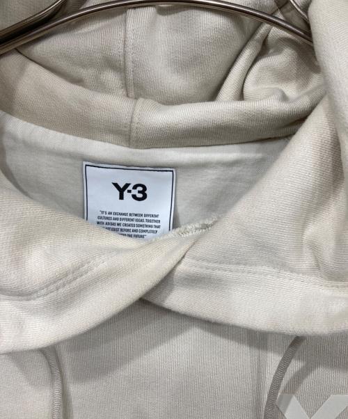 Y-3（ワイスリー）Y-3 (ワイスリー) CLASSIC CHEST LOGO HOODIE ベージュ サイズ:Mの古着・服飾アイテム