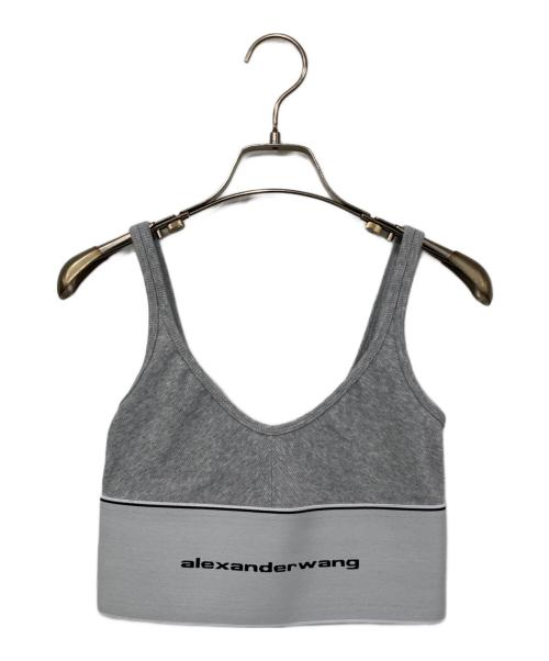 ALEXANDER WANG（アレキサンダー・ワン）ALEXANDER WANG (アレキサンダー・ワン) ブラトップ グレー サイズ:Ｓの古着・服飾アイテム