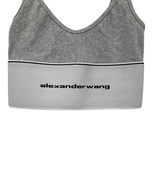 ALEXANDER WANG（アレキサンダー・ワン）ALEXANDER WANG (アレキサンダー・ワン) ブラトップ グレー サイズ:Ｓの古着・服飾アイテム