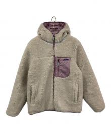Patagonia（パタゴニア）の古着「キッズ・リバーシブル・レディ・フレディ・フーディ」｜アイボリー