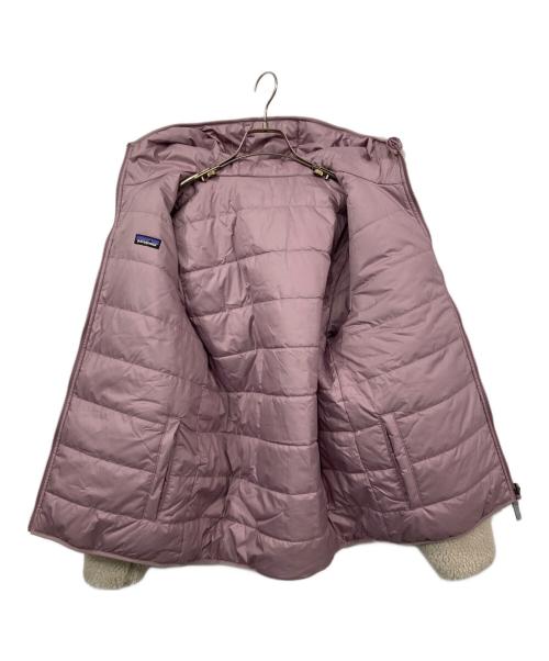 Patagonia（パタゴニア）Patagonia (パタゴニア) キッズ・リバーシブル・レディ・フレディ・フーディ アイボリー サイズ:表記無しの古着・服飾アイテム