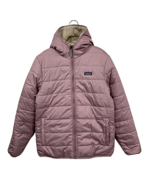 Patagonia（パタゴニア）Patagonia (パタゴニア) キッズ・リバーシブル・レディ・フレディ・フーディ アイボリー サイズ:表記無しの古着・服飾アイテム
