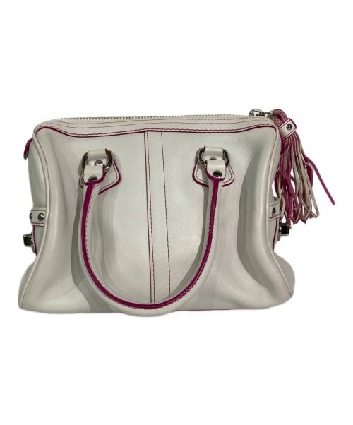 COACH（コーチ）COACH (コーチ) ソーホーターンロックハンドバッグ ホワイトの古着・服飾アイテム
