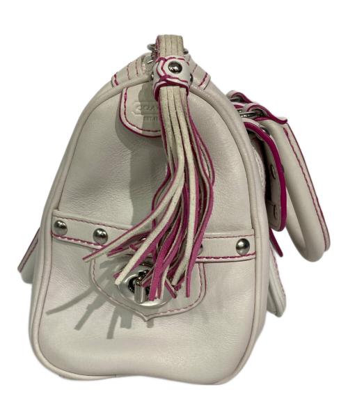 COACH（コーチ）COACH (コーチ) ソーホーターンロックハンドバッグ ホワイトの古着・服飾アイテム