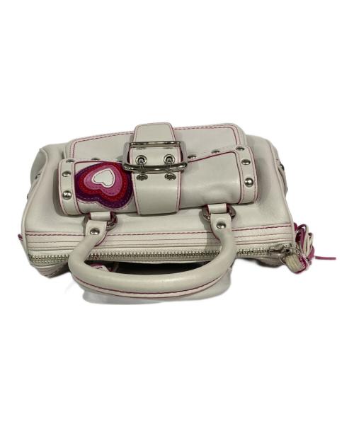 COACH（コーチ）COACH (コーチ) ソーホーターンロックハンドバッグ ホワイトの古着・服飾アイテム