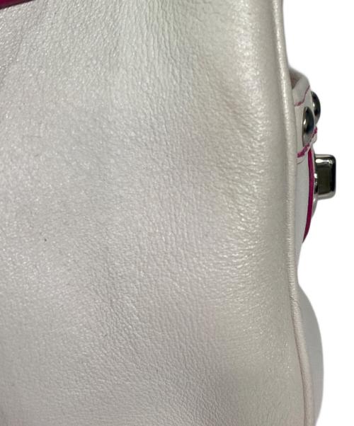 COACH（コーチ）COACH (コーチ) ソーホーターンロックハンドバッグ ホワイトの古着・服飾アイテム